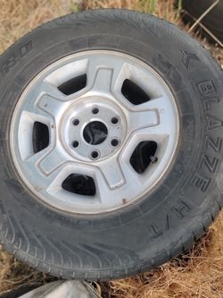 4 Chevy Tires With Rims
