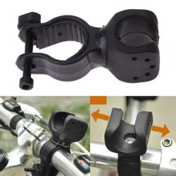 NEW Mount Holder Adapter Clamp Swivels Rotates 360 Degrees for 1" Diameter Flashlight Handlebar Bike Bicycle Pole Seat Post Front Rear Head Light Tail