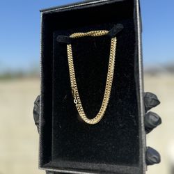 14k Gold 22 Inch Franco Chain Solid 27.9 Grams