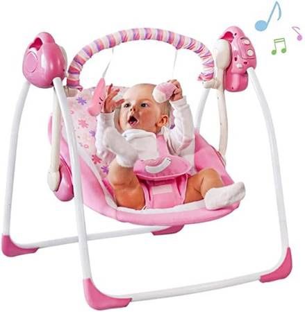 NEW-Vastfafa soothing portable swing Pink