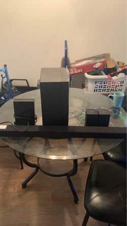 Sound bar speakers and subwoofer