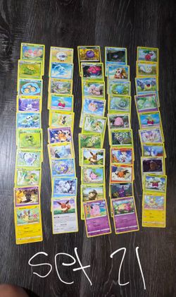Pokémon cards Cutie set 21
