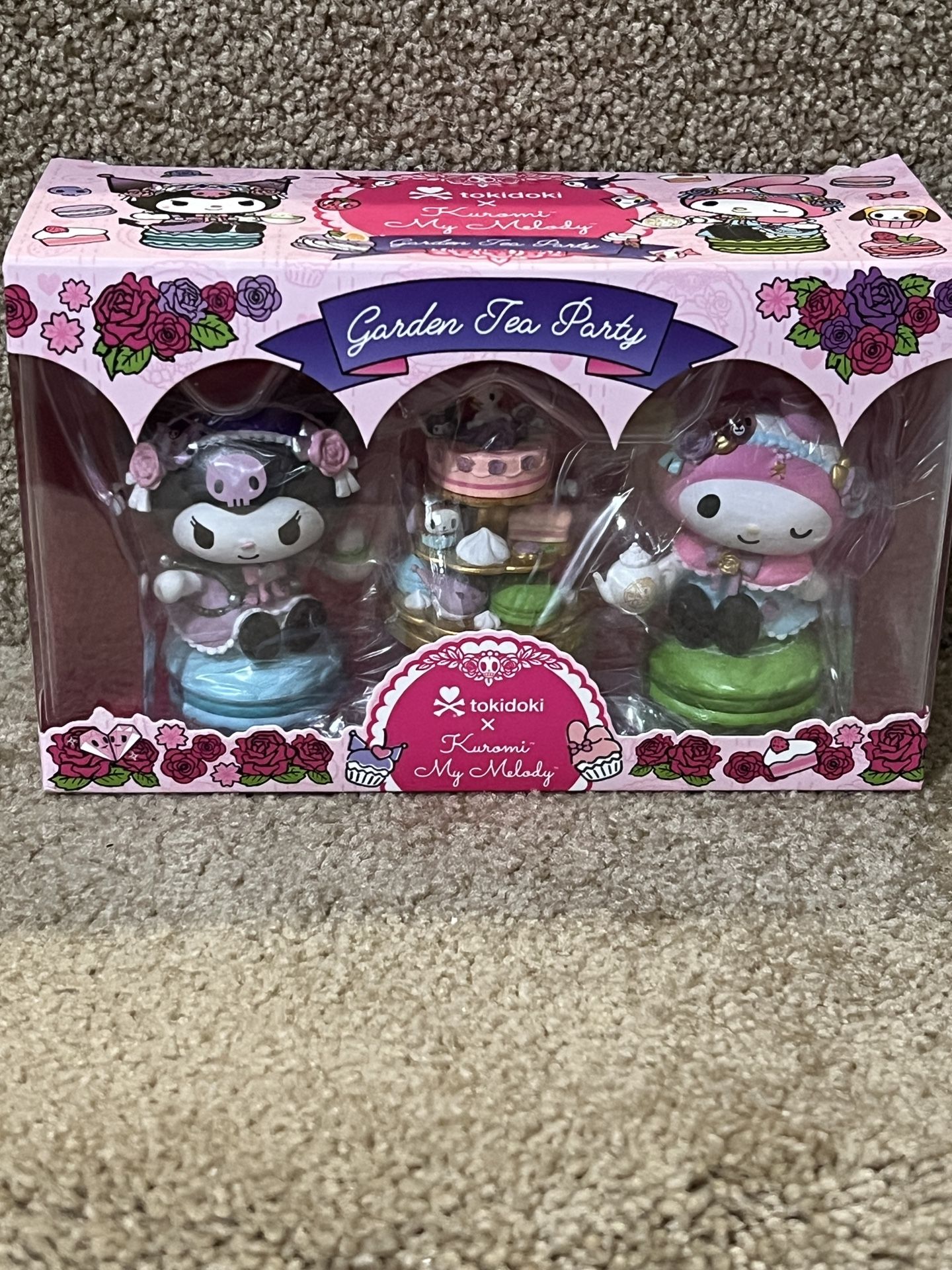 Tokidoki x Hello Kitty Kuromi My Melody Garden Tea Party Special Edition Set New