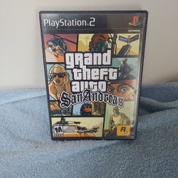 PlayStation 2 Grand Theft Auto San Andreas Game