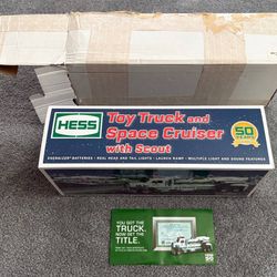 Hess 2014 50th Anniversary Toy Truck *New In Box*