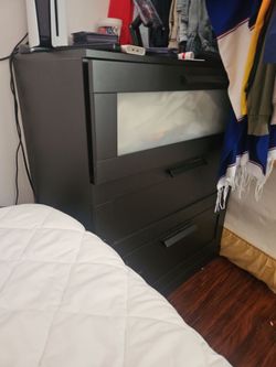 black 3 drawer