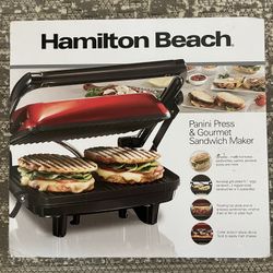 Hamilton Beach Panini Press (new)