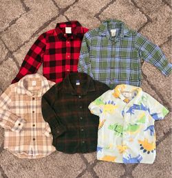 Boy button ups shirts