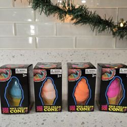 Needoh Nice Cream Cone Squishy Toy