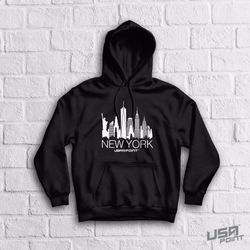 Hoodie, Diseño propio de New York, Tallas M, L, XL