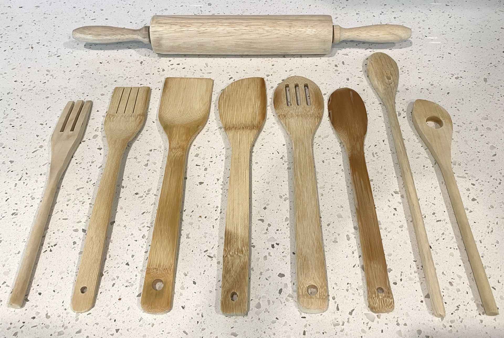 Mixing Spoons and Rolling Pin Bundle