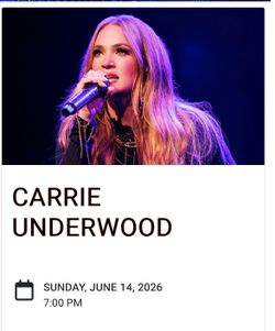 Carrie Underwood concert tickets