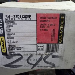 Bostitch 2 3/8" Galvanized Stick Nails 8d