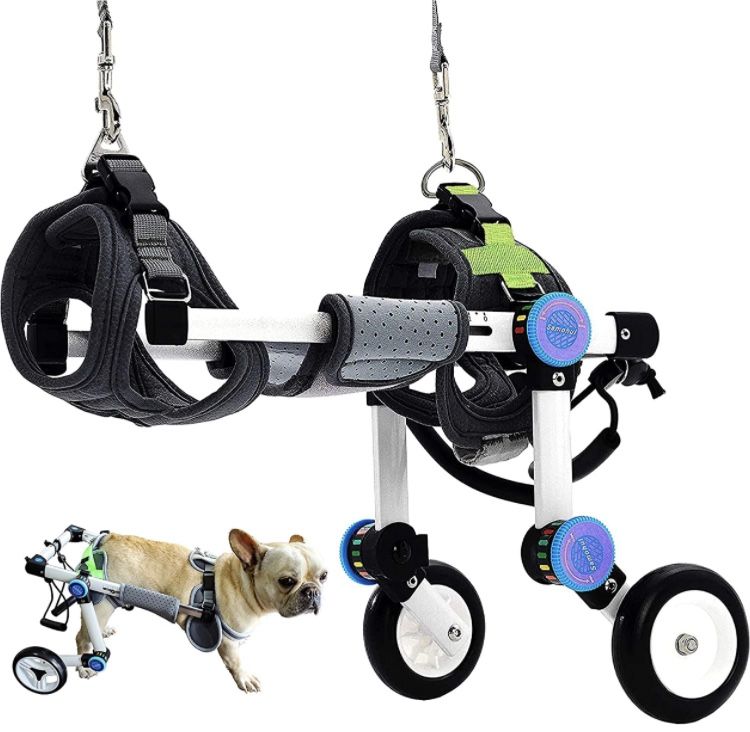 HoneyHove Adjustable Dog/Cat Wheelchair - Different Sizes X-S To Medium