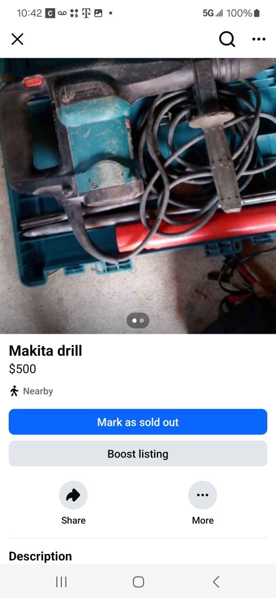 Makita Concrete Drill