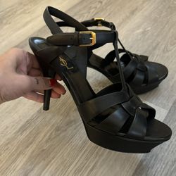 Saint Laurent Leather Sandals