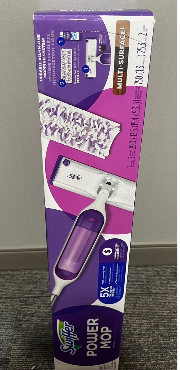 Swiffer PowerMop Multi-Surface Mop Kit – Brand New