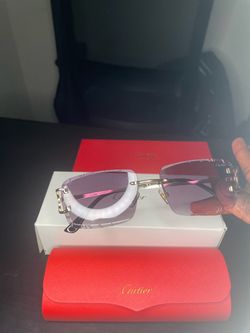Purple Cartier Lens Frames