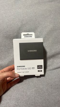 Samsung portable SSD T7