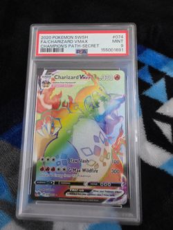 Charizard VMAX Rainbow PSA 9