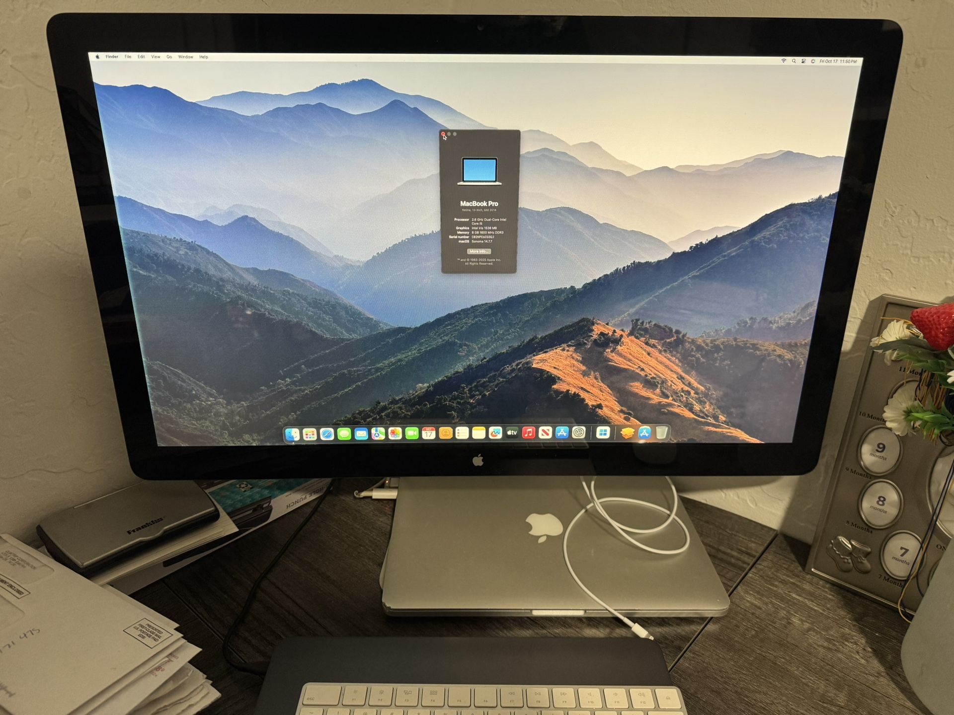 2014 MacBook Pro and 2.5k Cinema Display
