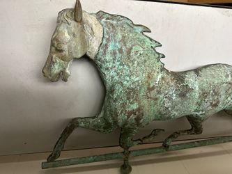Running Horse Weathervane Copper