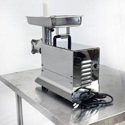 🥩⚙️ NSF 550W Commercial Stainless Steel Meat Grinder – Model HFM-12 ⚙️🥩