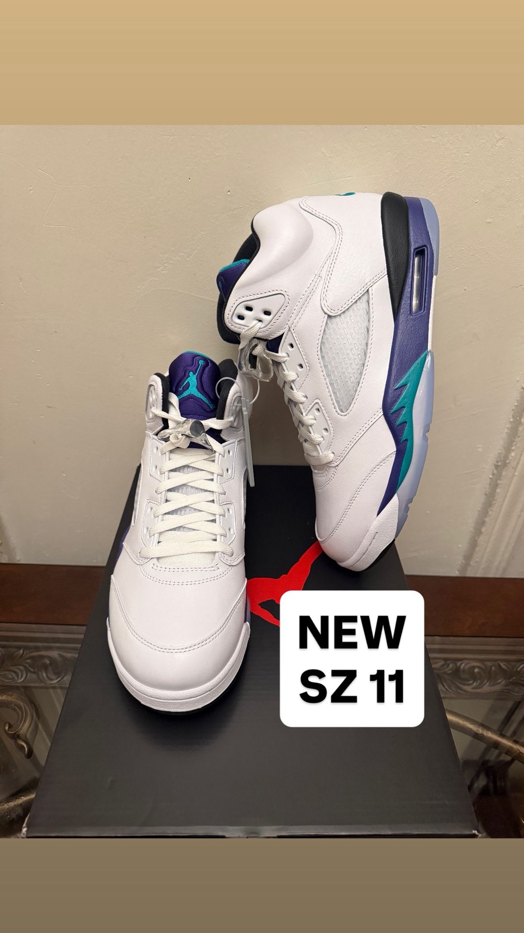NEW Air Jordan 5 ‘Grape’ SZ 11