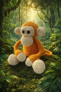 Monkey plushie