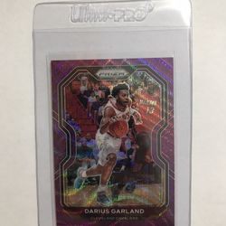 2021 Prizm Basketball Darius Garland Purple Pulsar 
