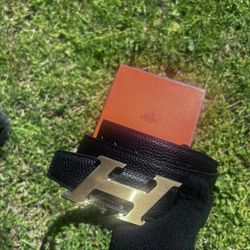 Herme.s Belt Size 32-36 Mens Waist 