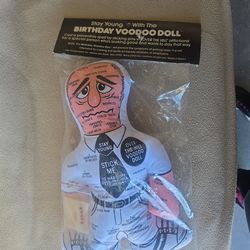 Birthday voodoo doll