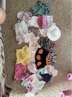 6-9 months girl clothes 30 items