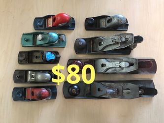 Lot of 9 wood planes