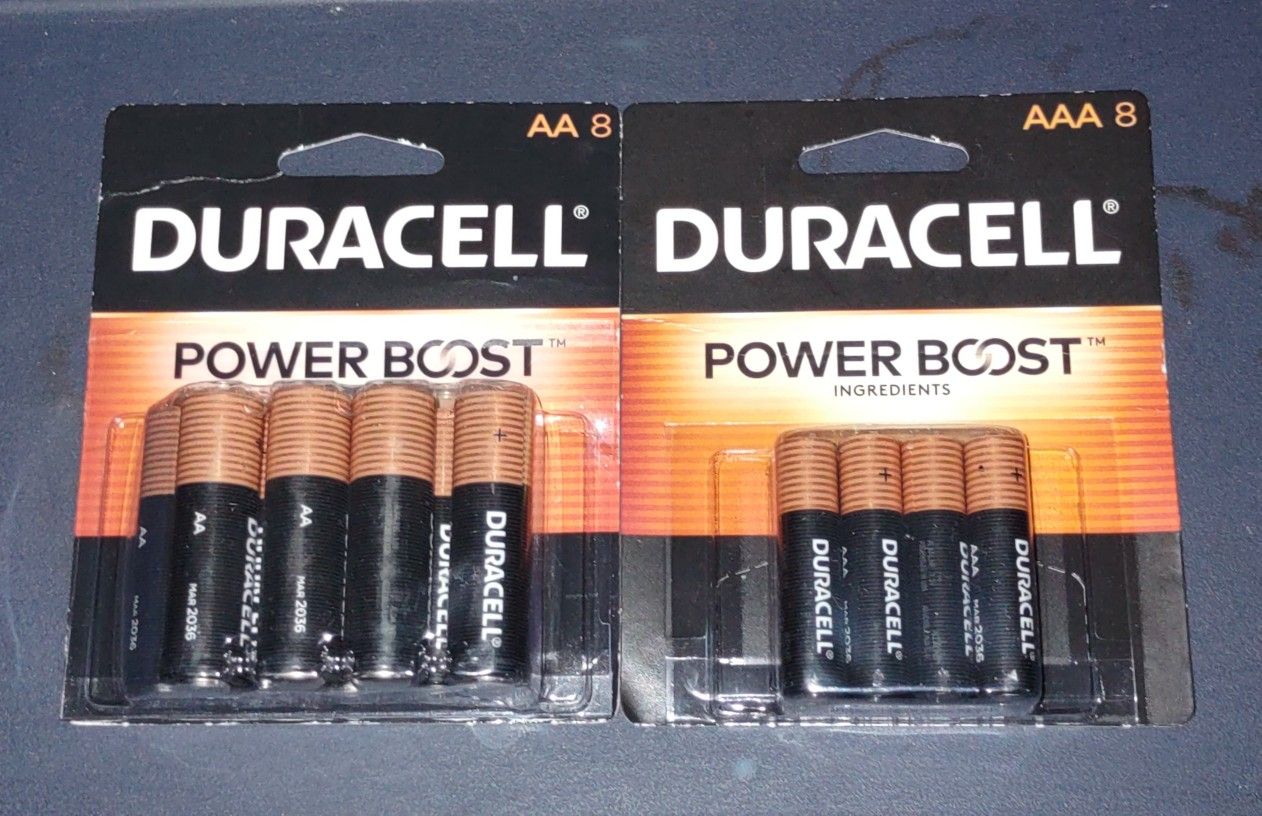 2x DURACELL POWER BOOST AA BATTERY PACKS $10$