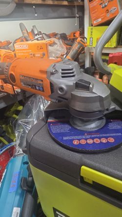 RIDGID CORDED 15 AMP 7"IN ANGLE GRINDER NEW
