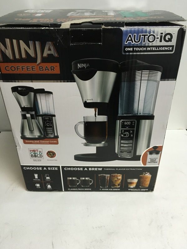 Ninja CF086 Auto-IQ Coffee Bar Brewer with Thermal Carafe