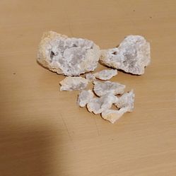 White Geode Rocks