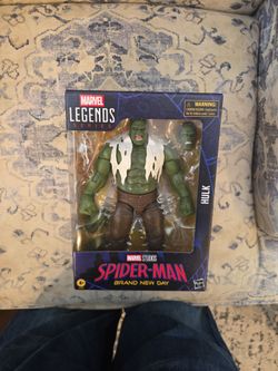 Marvel Legends hulk Spiderman new day.