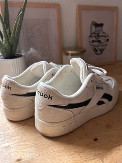 Reebok White Low-Top Sneakers