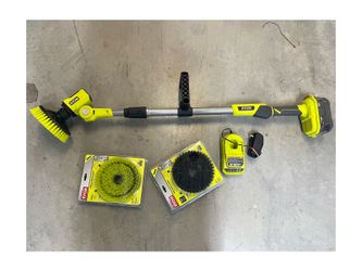 Ryobi oneand cordless 18v rotary scrubber brush