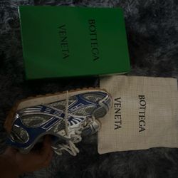 Bottega Veneta Orbit Sneakers Blue White