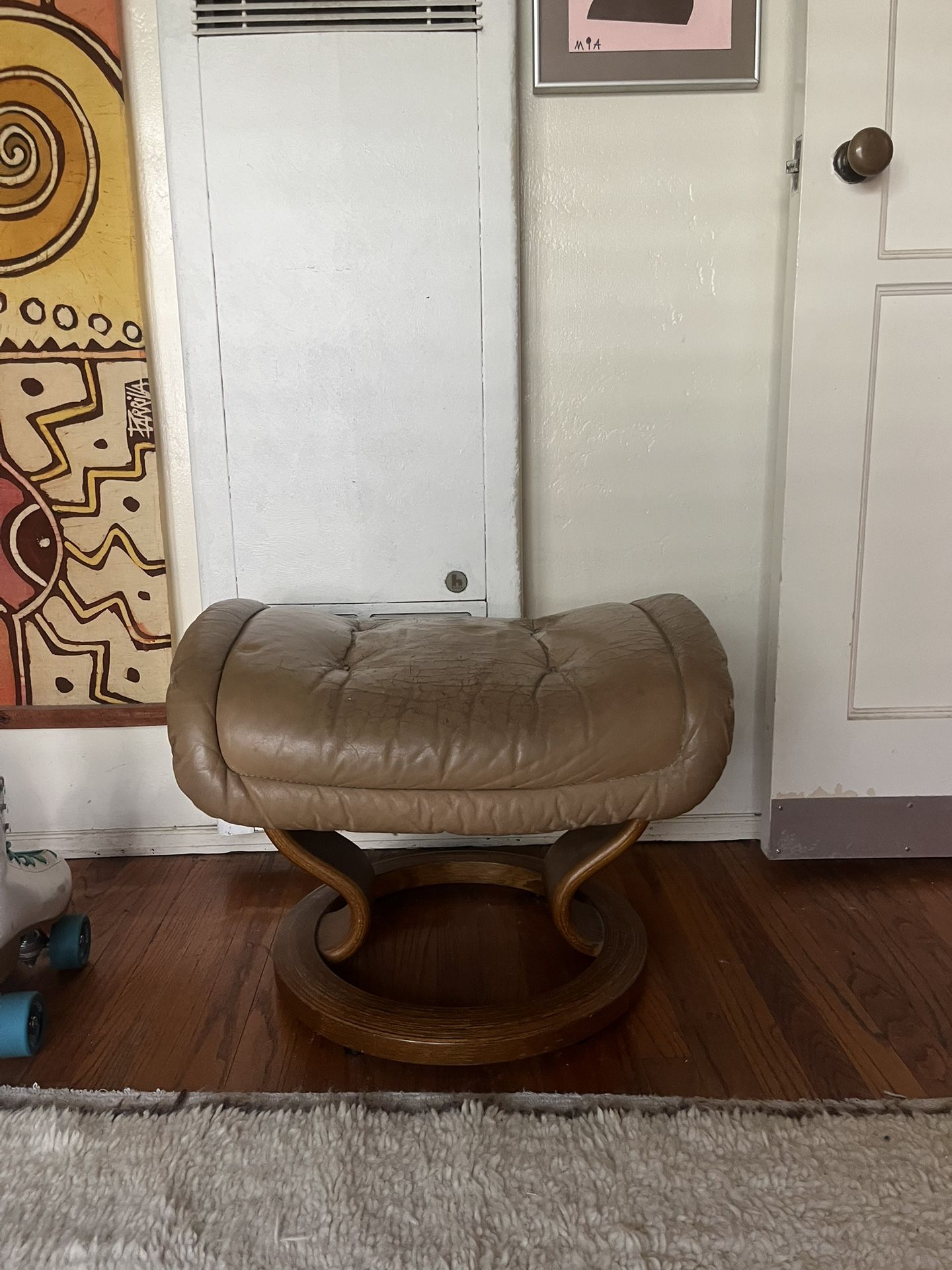 Vintage MCM Ottoman Foot Stool