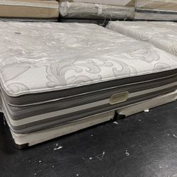 King Mattress Beautyrest Pillowtop Set 