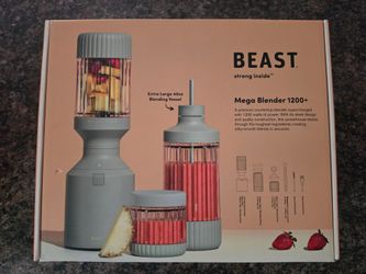 Beast Health Blender Mega 1200 Plus Premium Personal Blender with 1200W Motor Sage