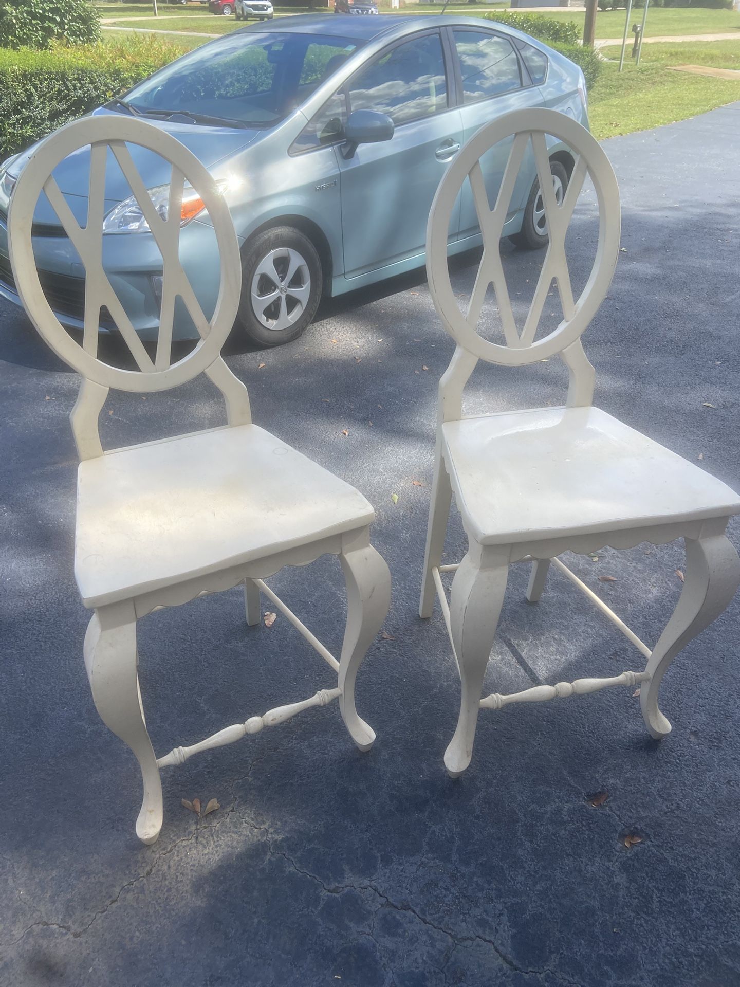 Bar Height Sturdy Solid Wood Chairs