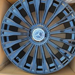 22" New Staggerd MERCEDES BENZ S550/S580 Wheels And New Tires