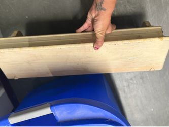 wooden shelf