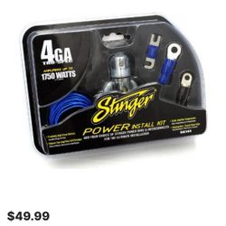 Stinger Power  4ga Instalation Kit