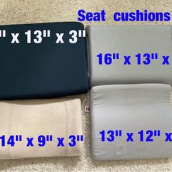 Seat  cushions  -  $5  each